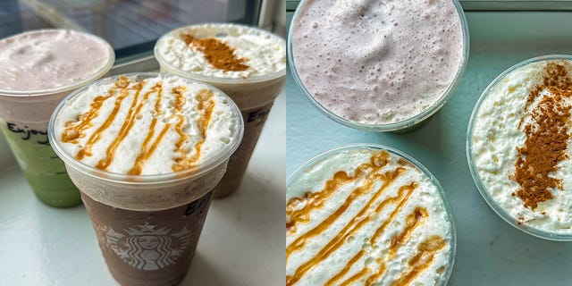 starbucks strato frappuccinos