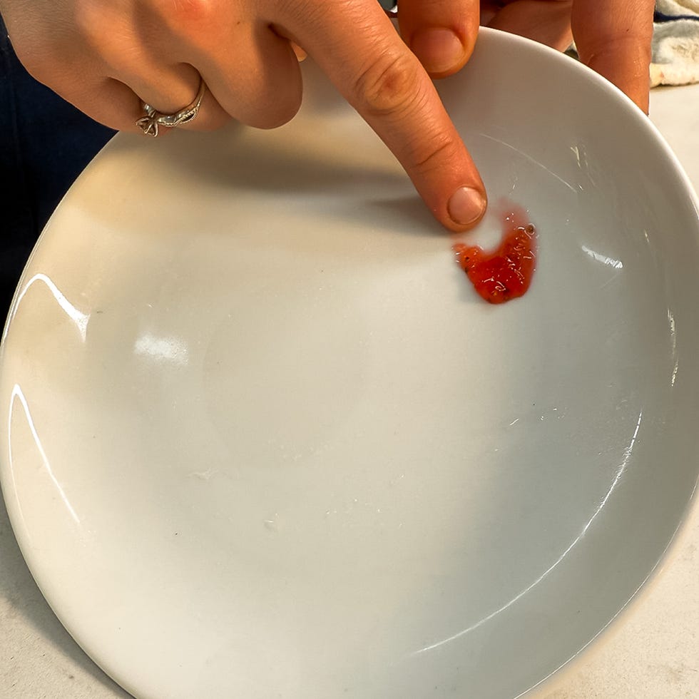 jam on a cold plate
