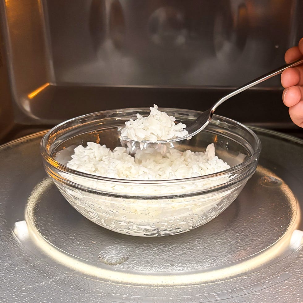 how to reheat rice