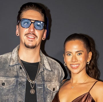 hunter fieri and girlfriend public appearance by two individuals at an event