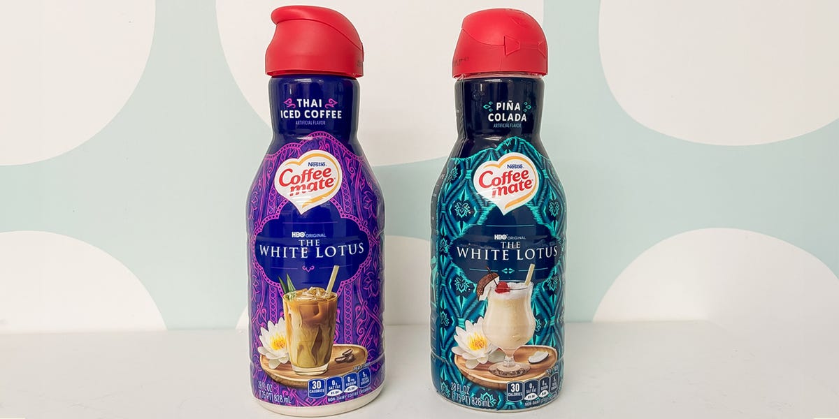 preview for We Tried Coffee Mate's 'White Lotus' Creamers