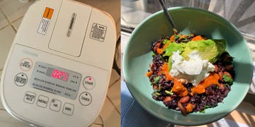 rice cooker with rice cooker meal