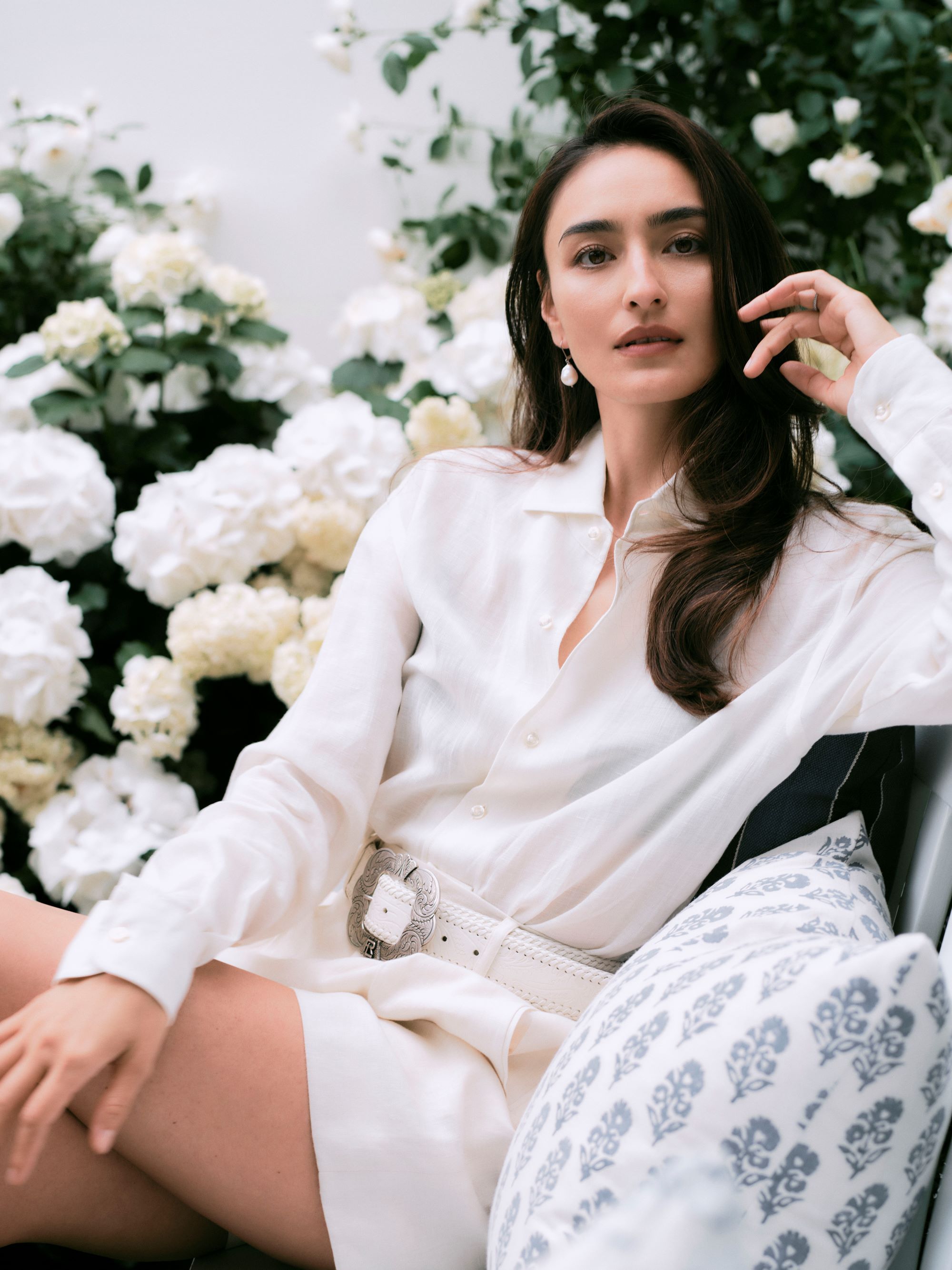 極美品 RALPH LAUREN ラルフローレン エプロン 花柄 日本製