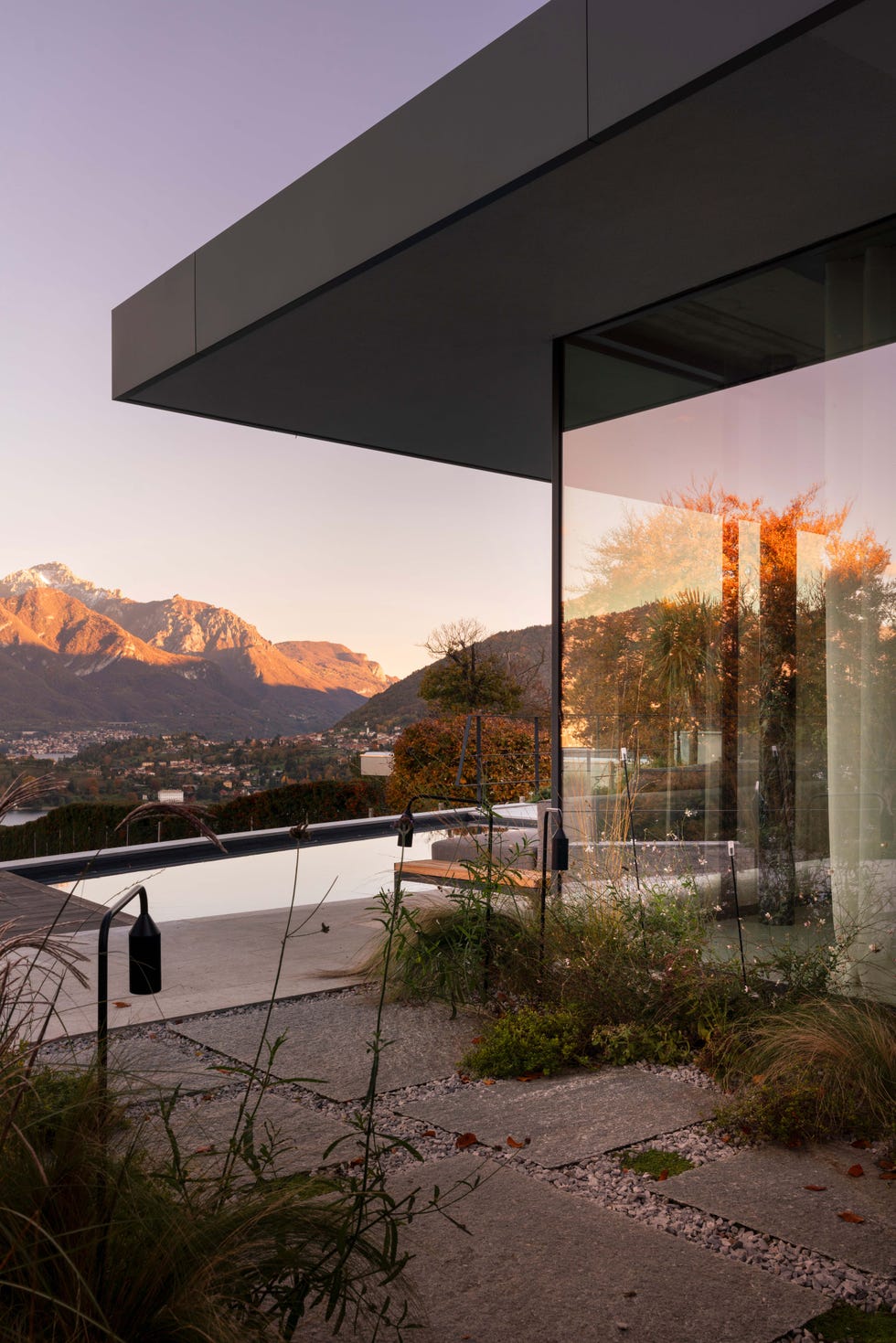 Tour the Lake Como home that's an understated homage to marble