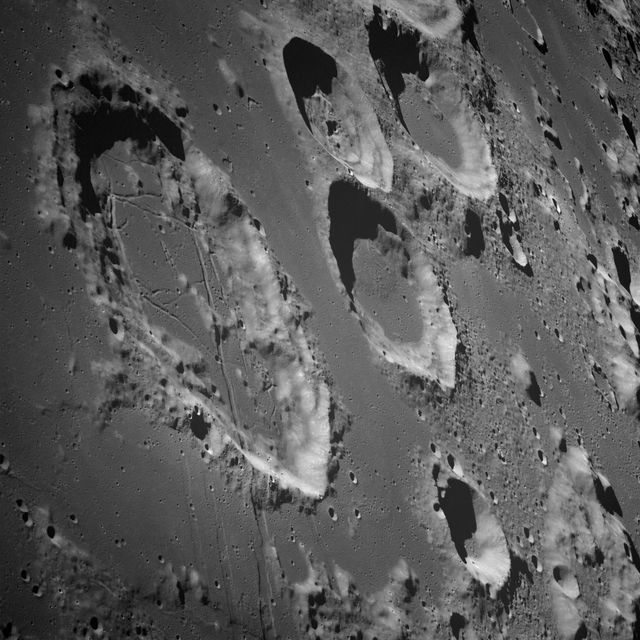 craters on moon