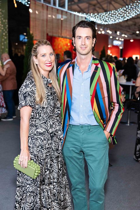 san francisco, ca   october 12   emily painter and aldous bertram attend the san francisco fall show opening night gala 2022 on october 12th 2022 at festival pavilion in san francisco, ca photo   katie ravas for drew altizer photography