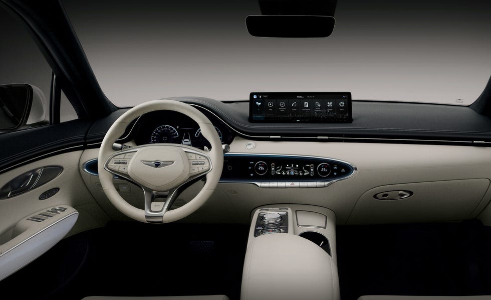 2023 genesis electrified gv70 interior dash