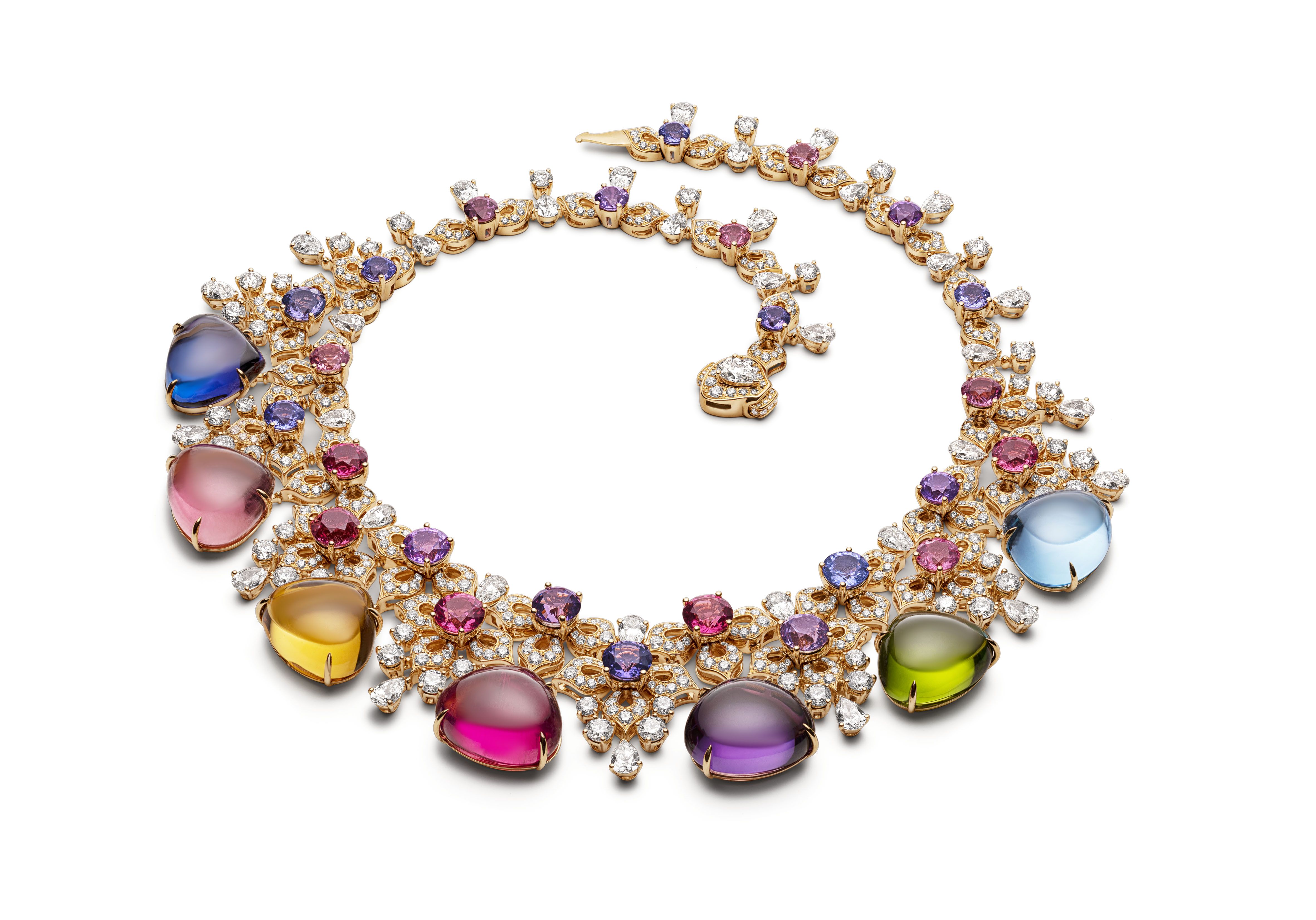 Barocko High Jewelry Necklace with Sapphires