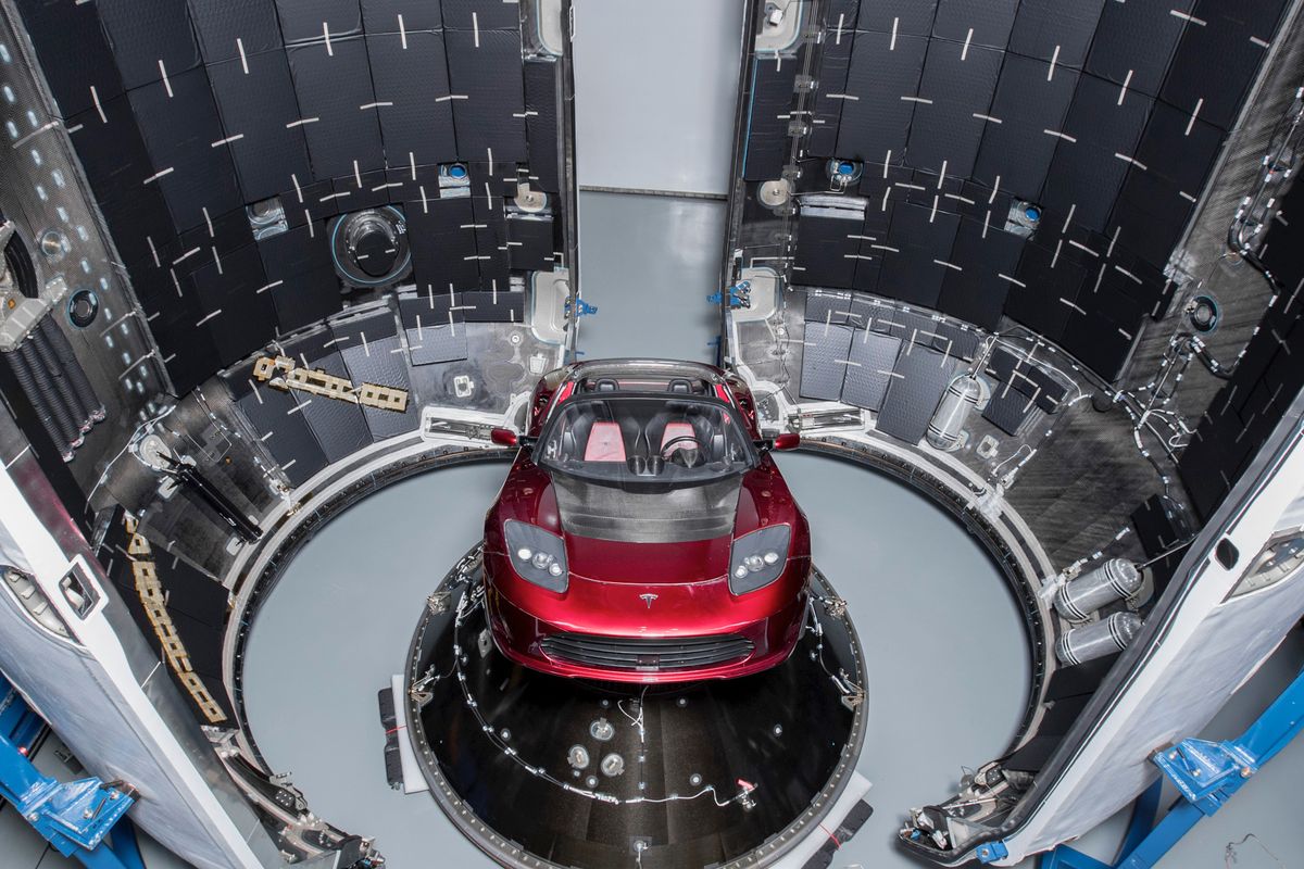 Elon Musk's Space Tesla Going Mars. It's Going Somewhere Important.