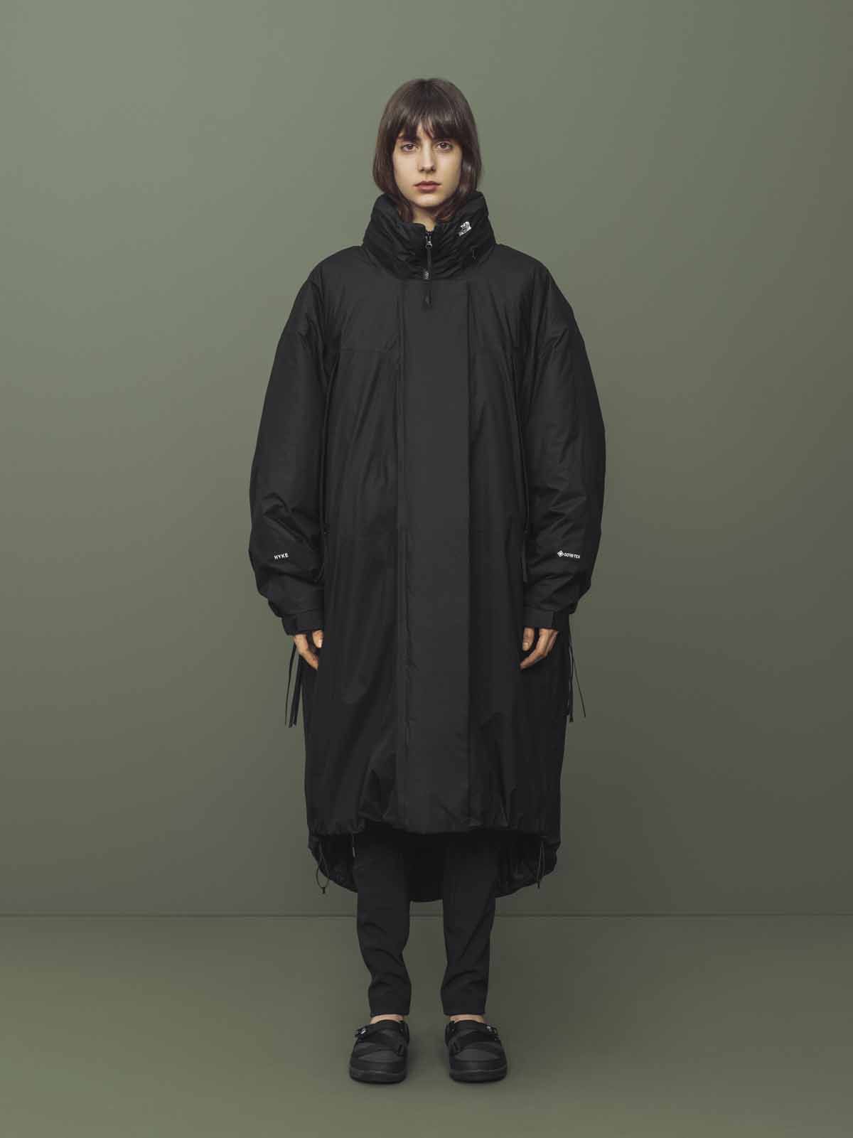 hyke northface コラボダウン sizeS colorBlack