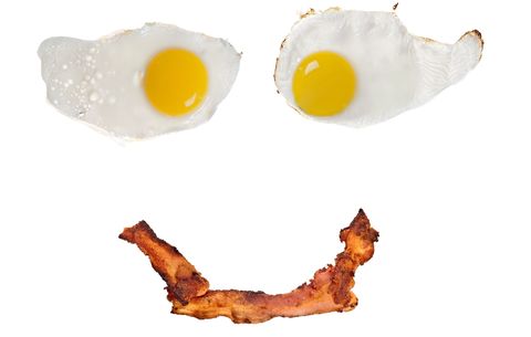 bacon, low-fat, breakfast
