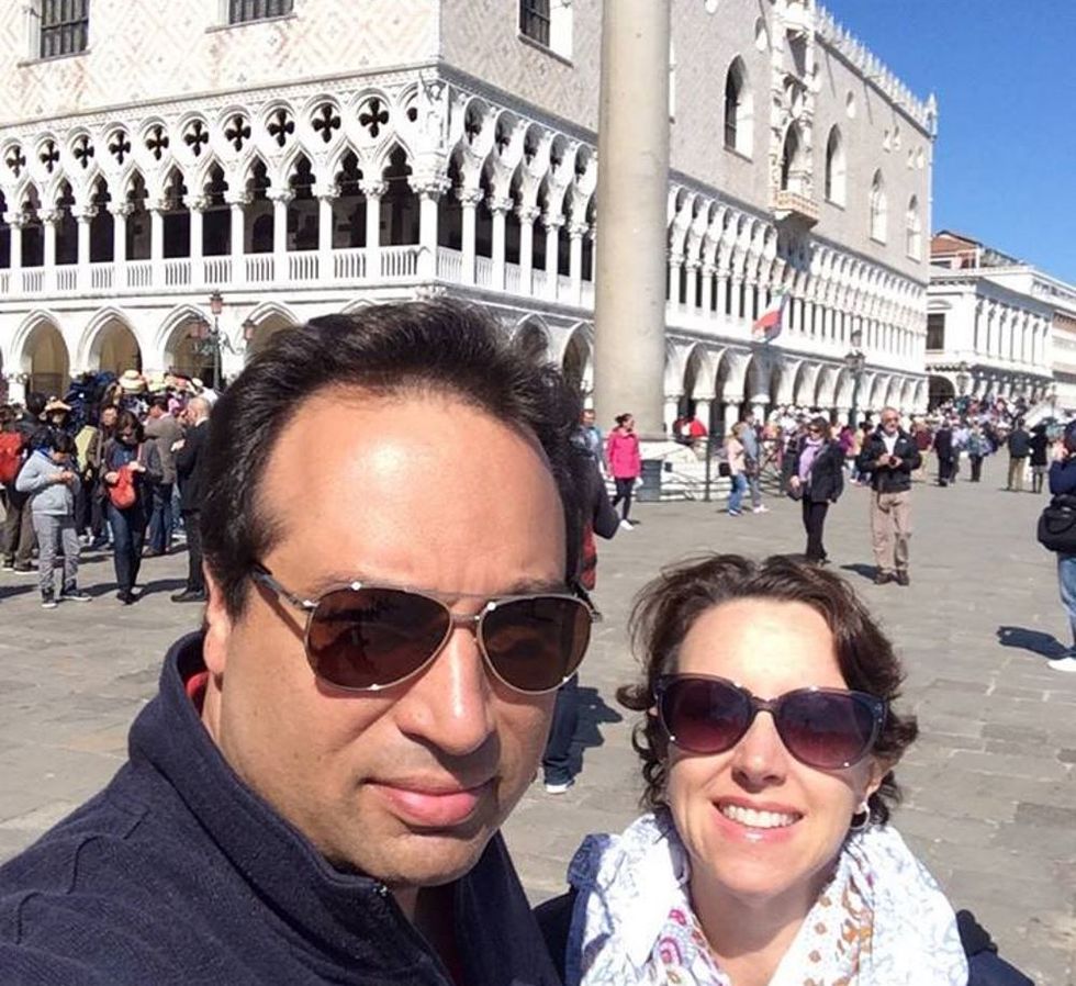 Richard and Suzanne touring Italy