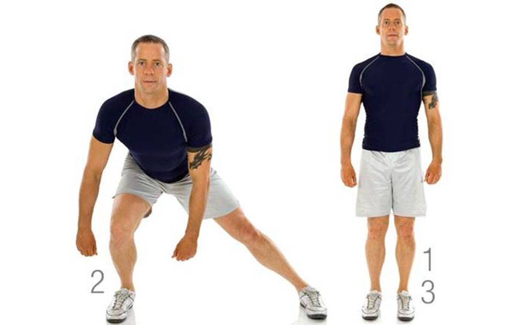 Pre-Exercise Lateral Lunges