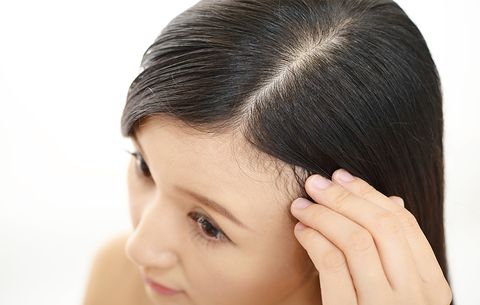 Dry skin on scalp