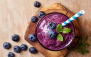 blueberry smoothie