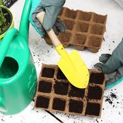 soil in biodegradable pots