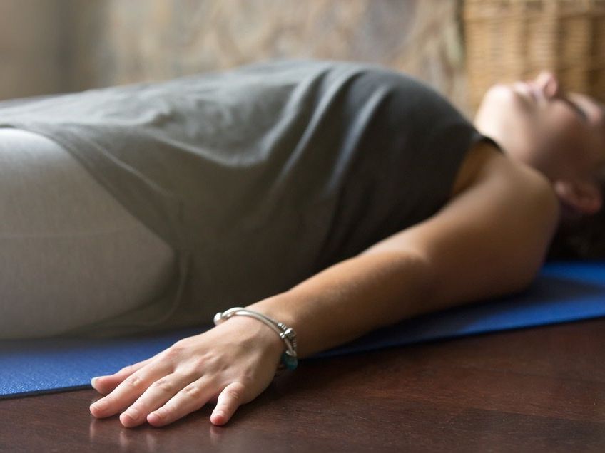 Female model doing meditation yoga workout – Jacob Lund