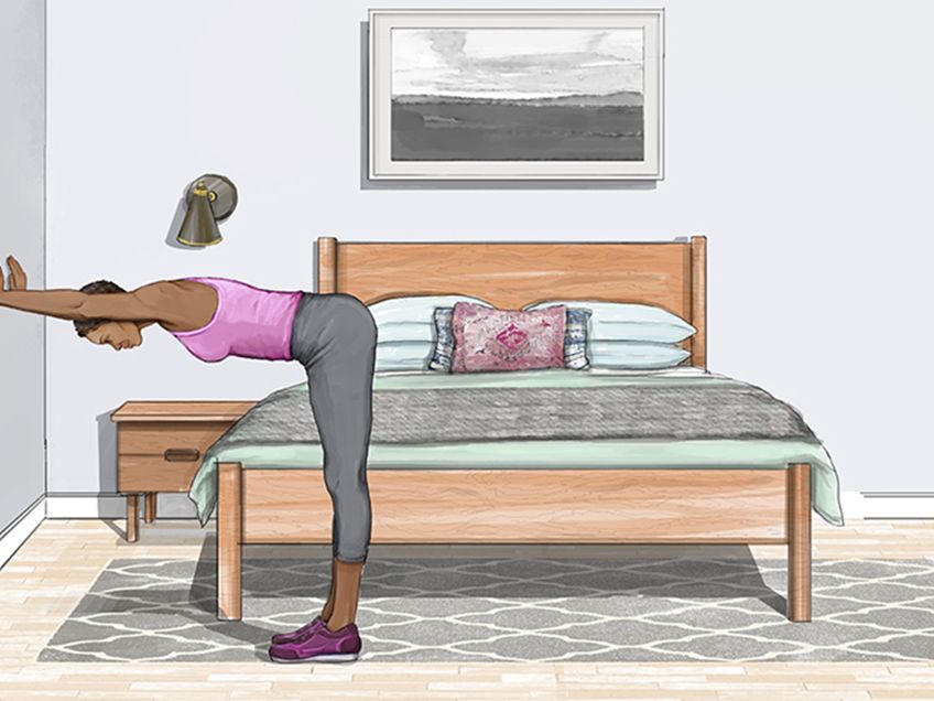 Side stretches for the ribs and shoulders (5) 