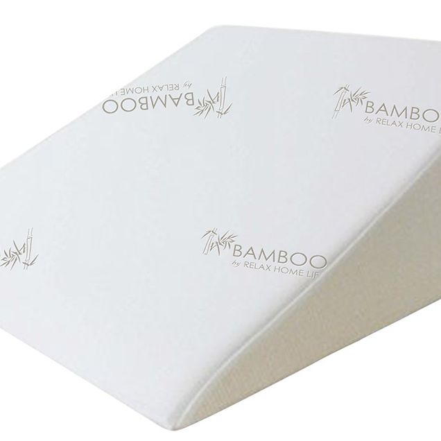 RELAX Wavy Inclined Side-Sleeper Memory Foam Wedge Pillow