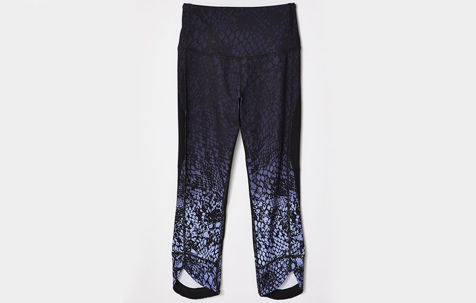 RBX blue and black pattern leggings Medium  Black patterned leggings,  Leggings pattern, Black athletic pants