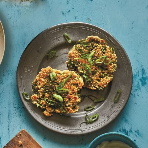 Spicy Mustard Green Fritters