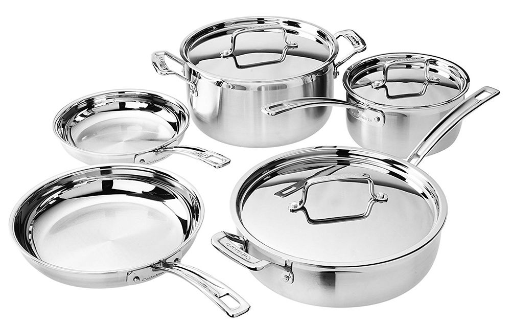 Stainless Steel Cookware, Non-Toxic Pots & Pans Set