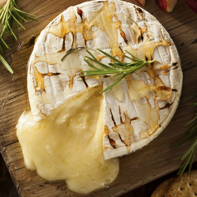 Baked brie with honey