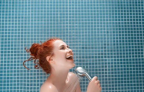 sing in the shower to boost mood