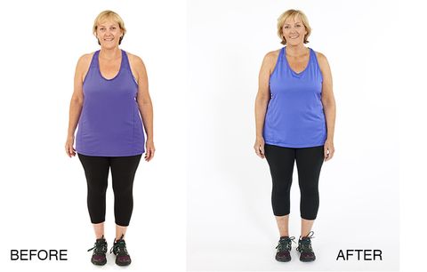 Lori Lowell before and after Fit in 10
