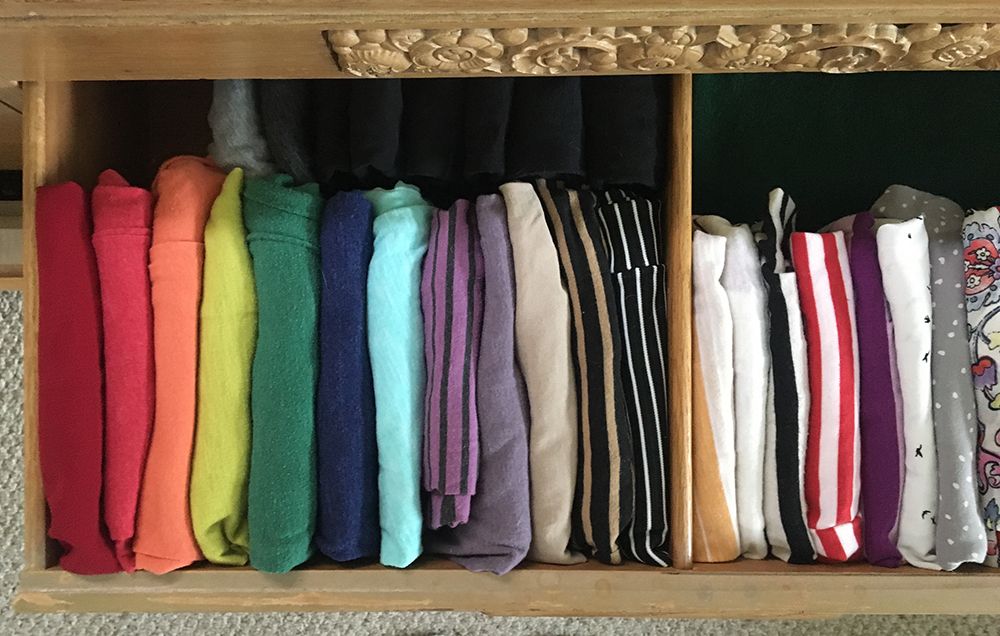 Storing Baby Clothes KonMari Style  Mama Needs a Project