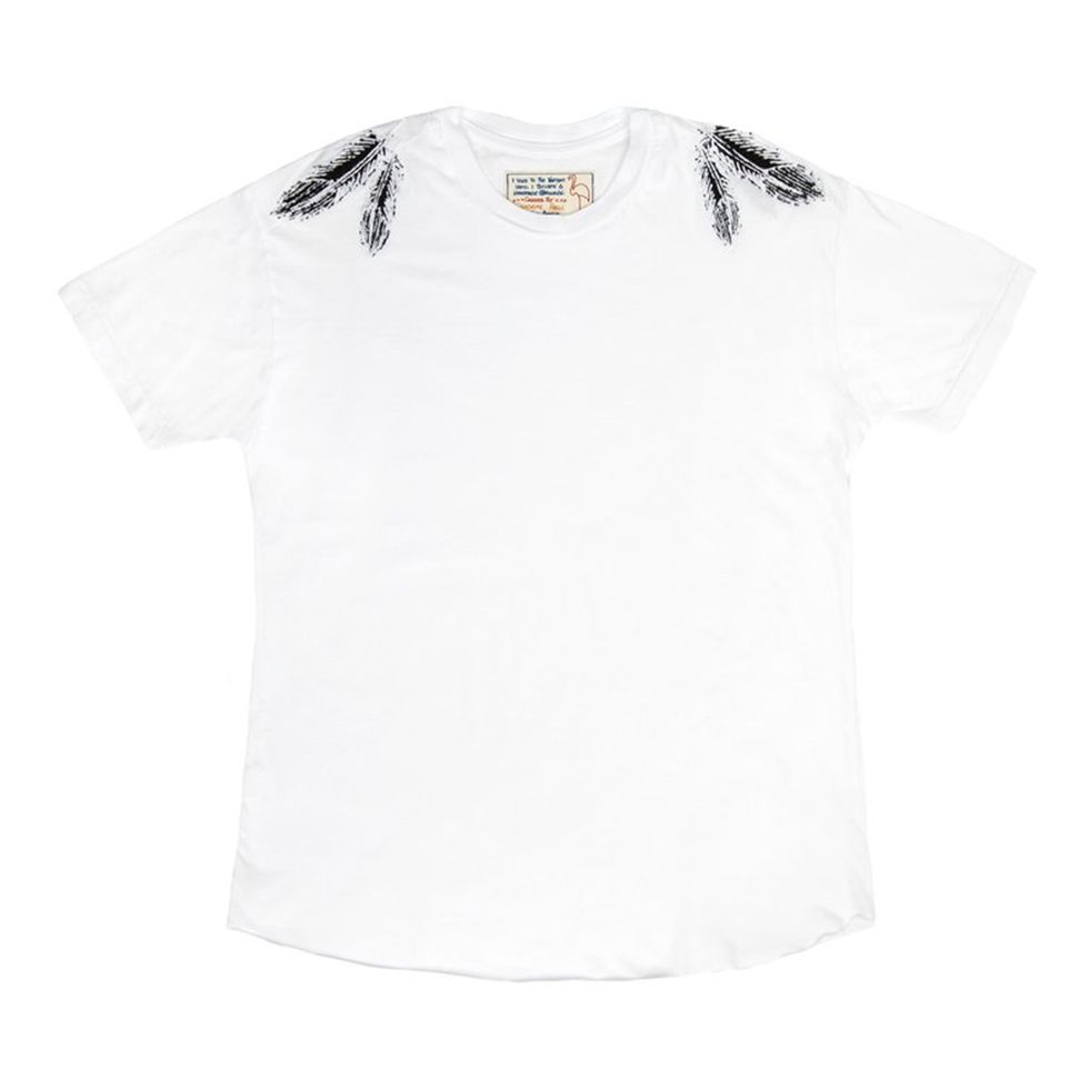 Womens - Vintage Logo Embellished T-shirt in Off White