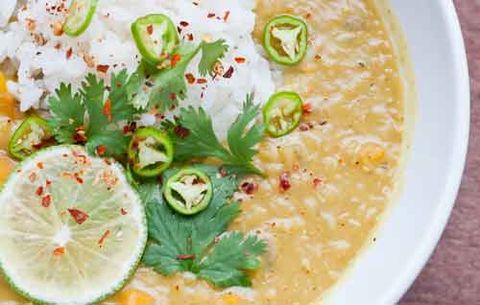 thai coconut lentil soup