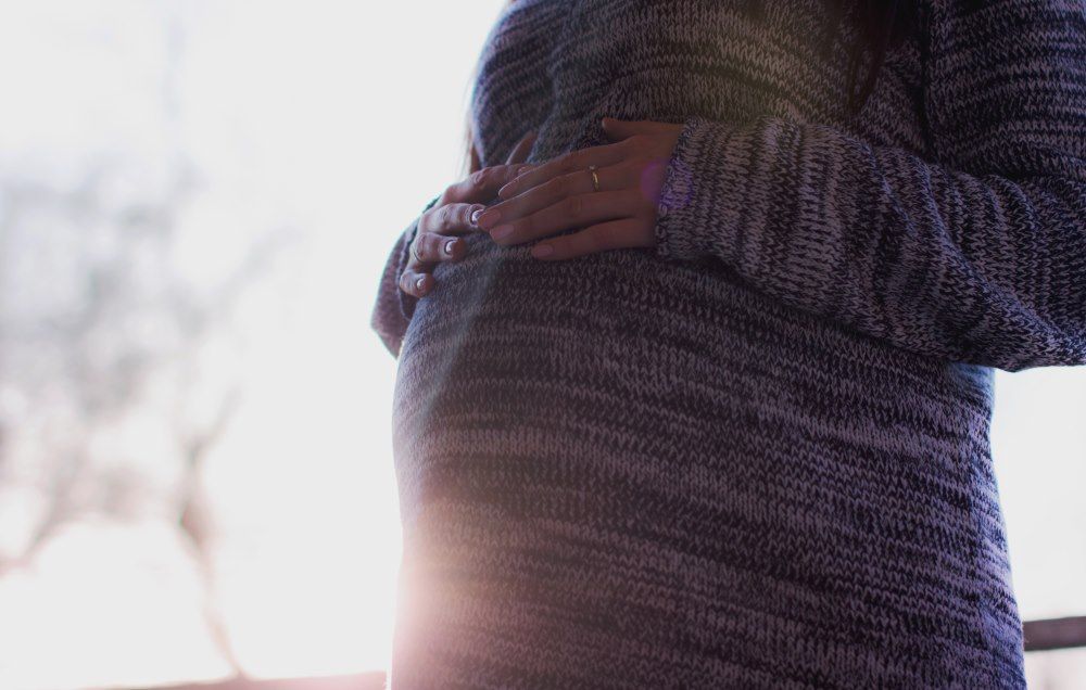 Pregnant baby bump
