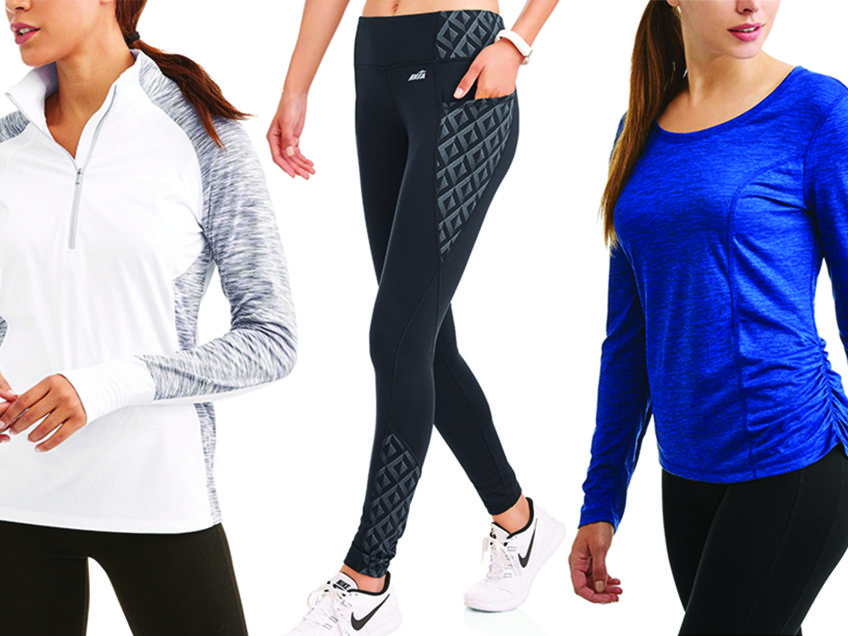 Avia Activewear Women's Mesh Back Sports Bra (Tag it Print-S) at