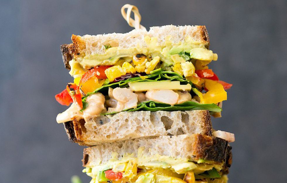 meatless high protein sandwiches