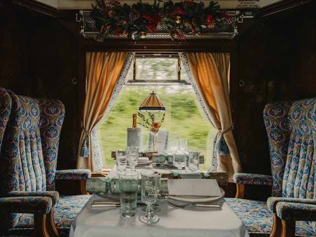 belmond british pullman train christmas lunch