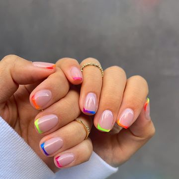 colored french tips