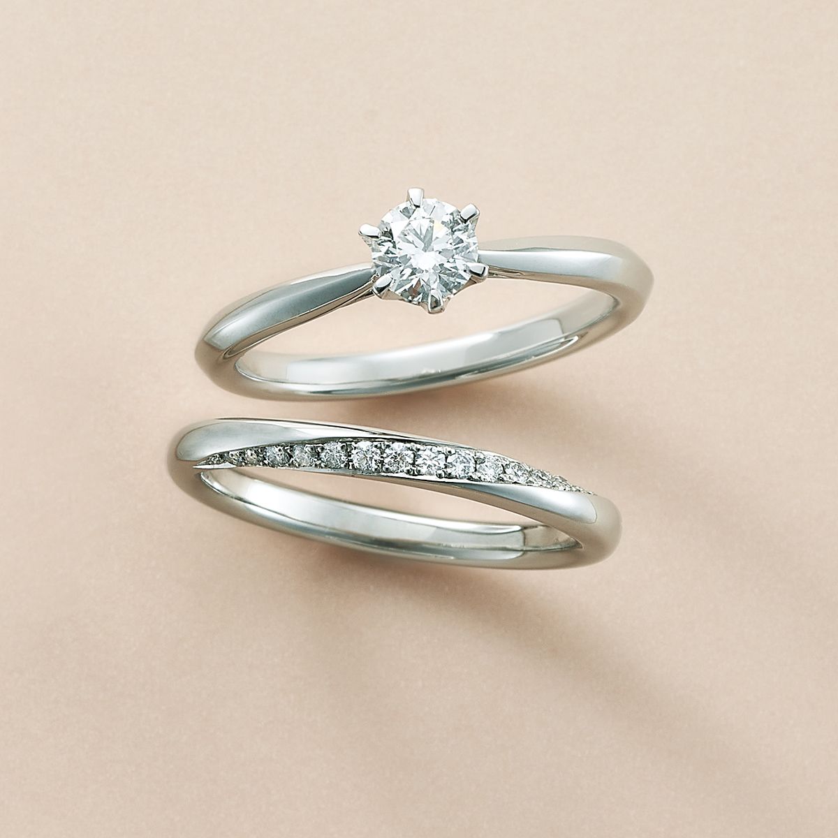 アイプリモで重ねづけ♡「婚約指輪+結婚指輪」のリングレイヤード図鑑