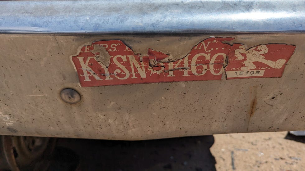 1965 Plymouth Fury III Sedan in Colorado Junkyard