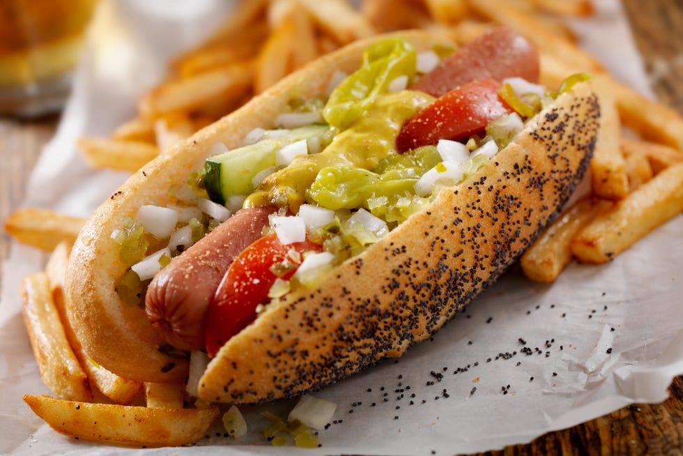 Hamburger in a hotdog bun, SoFi stadium food. : r/shittyfoodporn