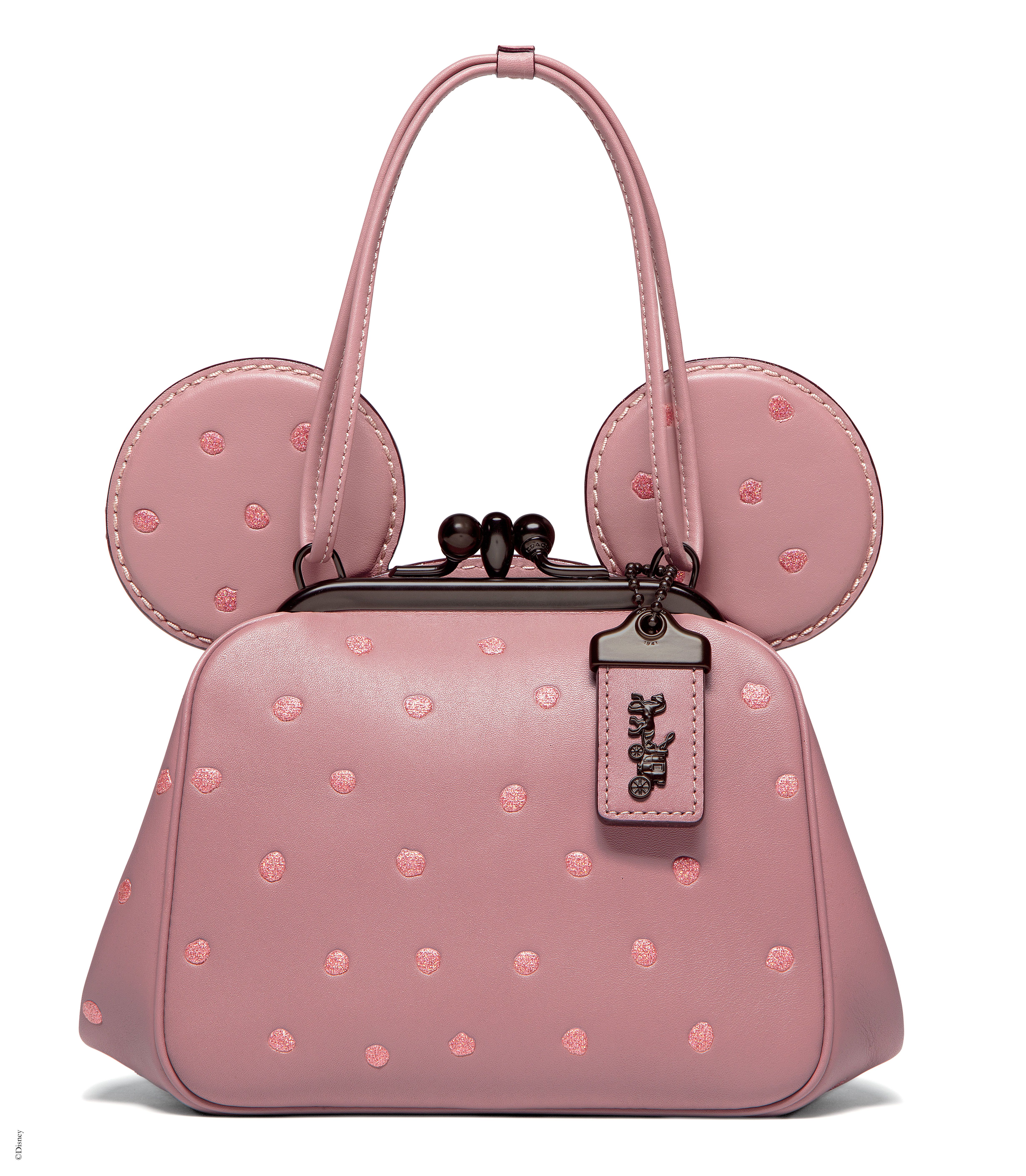 Disney Mickey Mouse All Ears Fashion Handbag Adorned With An All Over  Pattern Of Mickey Mouse Ears With An Adjustable Strap And Silver-Tone  Hardware