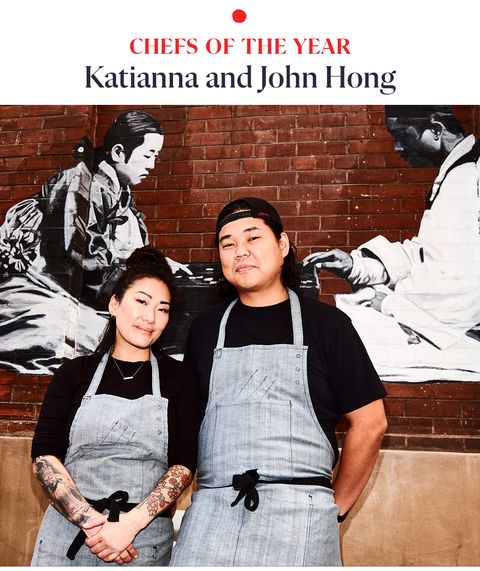 chefs of the year

katianna and john hong