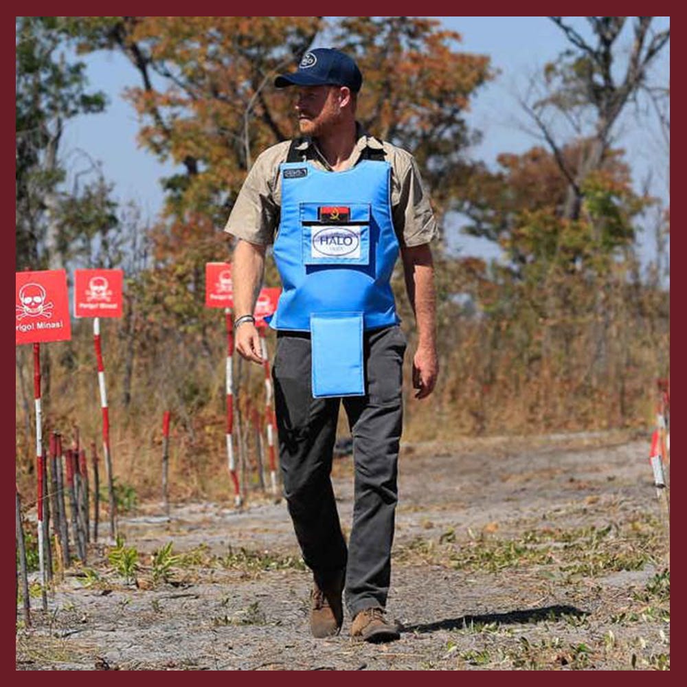 Prince Harry Recreates Princess Diana's Landmine Walk in Angola