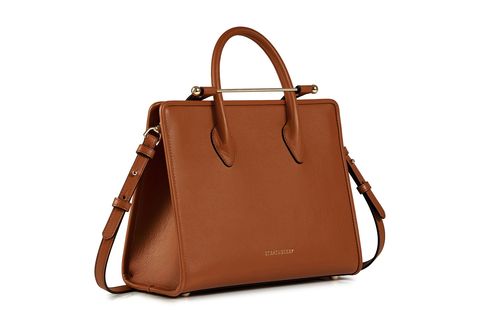 Handbag, Bag, Fashion accessory, Leather, Brown, Tote bag, Tan, Shoulder bag, Luggage and bags, Material property, 