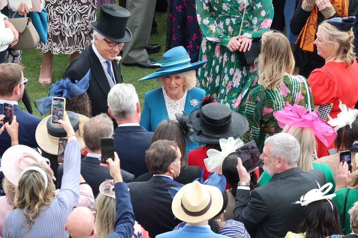 In Photos: King Charles and Queen Camilla Kick Off 2025 Garden Parties at  Buckingham Palace