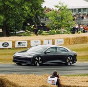 lucid air grand touring fastest goodwood
