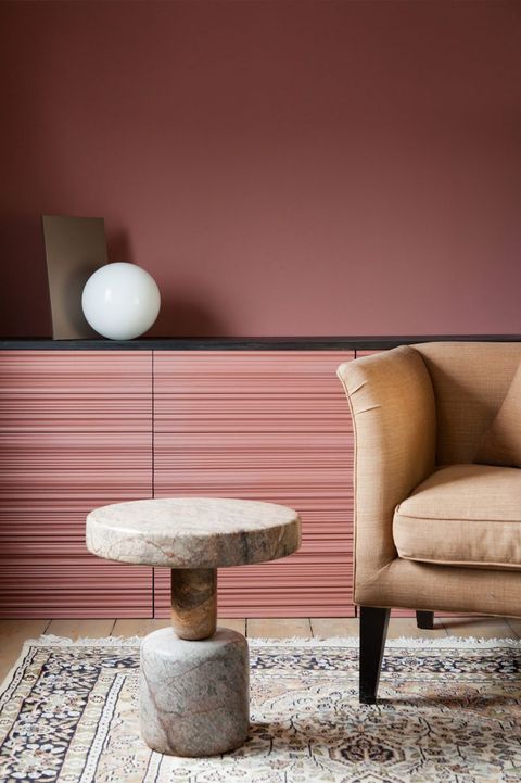 pink paint colors for living rooms