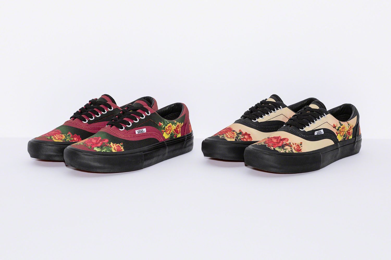 Supreme x Jean Paul Gaultier Collaboration Vans Era and Chukka