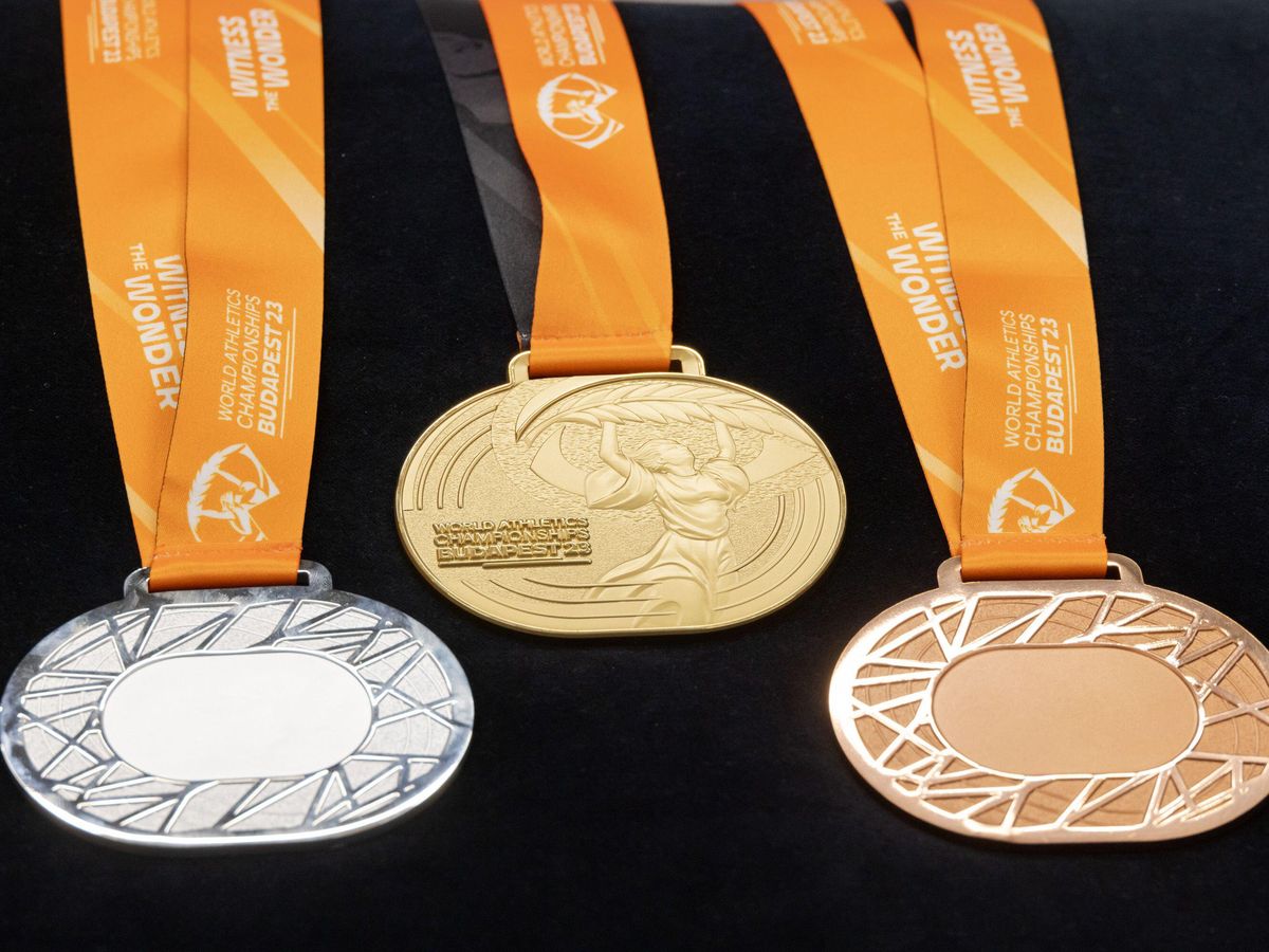 Check out the stunning 2023 World Athletics Championship medals - Canadian  Running Magazine