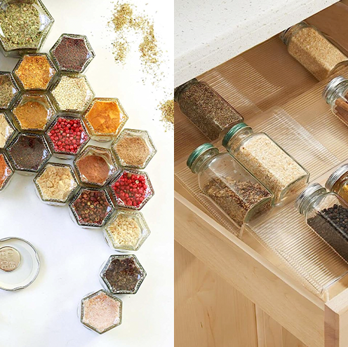 Spice Jars With Label Thickened Glass Seasoning Jars With - Temu
